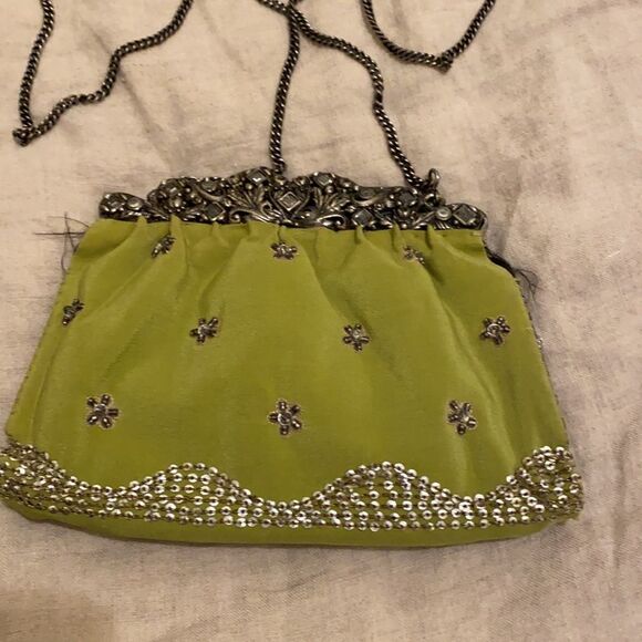 𝅺VINTAGE silk bag/  pouch/wallet in good condition. - Picture 6 of 14